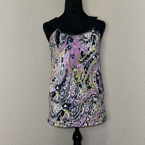 Y2K Byer California Blouse Top Women's M Purple Round Neck Pullover Boho Twee